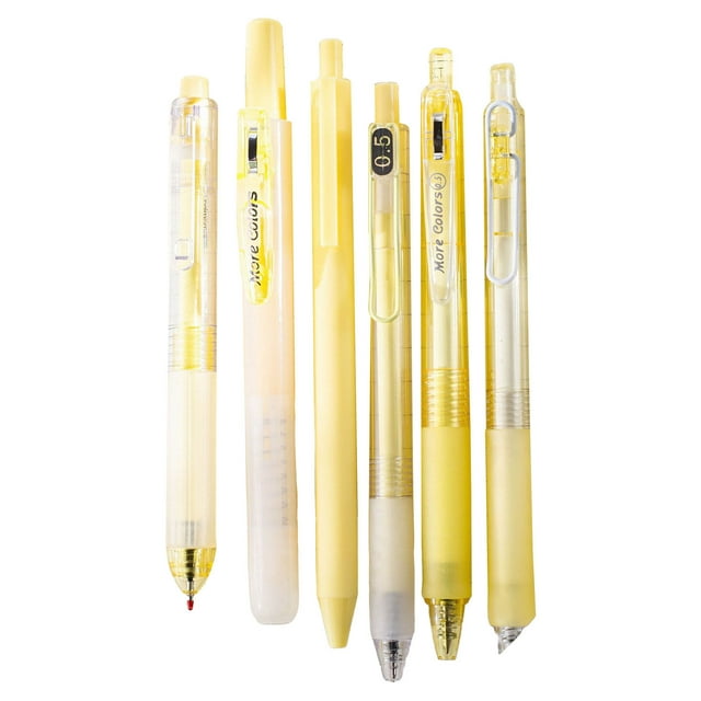 LCXmlly Signature Pen Comfortable Grip Smooth Writing Black Ink Gel Pens Push Type Signature