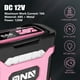 thumbnail image 2 of Compresor de aire portátil para inflar neumáticos, 12 V DC, 150 psi, rosa, 2 of 7