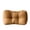 A004- Earthy Yellow, variant on Lumbar Support Pillow for Office Chair | Office Chair Lumbar Support Cushion | Chair Pillow for Back Support, Contoured Back Support Pillow for Desk Chair, Navy Blue 1 Piece