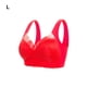 thumbnail image 3 of Minnieouse Lencería cómoda con banda elástica, sujetadores transpirables y ligeros para mujer de talla grande, diferentes tamaños de copa Ropa interior rojo L38/85, 3 of 6