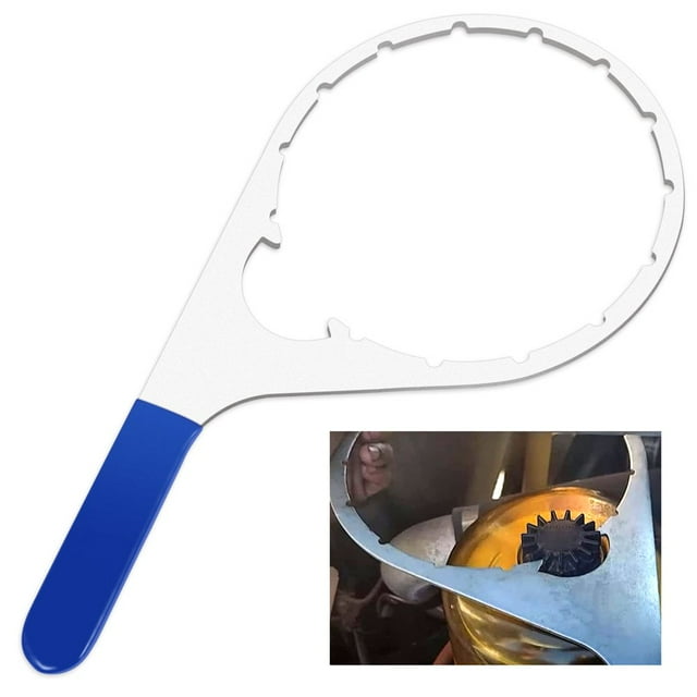 6 Inch Fuel Filter Wrench for 380134 382 Exhaust Colar/Vent Fuel Filter Wrench Tool Metal Fuel Filter Wrench Repair Tool Compatible with Detroit Diesel Truck Cummins Engines