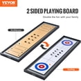 thumbnail image 2 of VEVOR 45" Shuffleboard and Curling 2 in 1 Board Game Portable Tabletop Set, 2 of 9