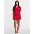thumbnail image 2 of Country Festival Fourth of July Women's Notch Top and Shorts Pajama Set from Way to Celebrate, 2-Piece, Sizes XS-3X, 2 of 5