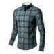 thumbnail image 1 of Camisa De Casual A Cuadros Slim Fit Manga Larga Para Hombre, 1 of 8