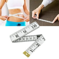 Clearance Office&Craft&Stationery under $5,Double Scale Tailor Seamstress Cloth Body Ruler Tape Measure Sewing Heavy Duty Tape (Pack Of 2 60''/150cm White)