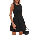 thumbnail image 4 of Vestido PRETTYGARDEN línea A sin mangas mini negro talla L, 4 of 8