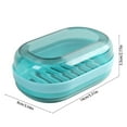 thumbnail image 3 of Guozer Soap Organizer Travel Soap Case Shatterproof Compact Bar Soap Holder Portable Soap Container for Camping,Gym, 3 of 6