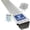 White, variant on FlowGuard Gutter Guards 30-Year 5" Residential Gutter Cover System - Brown - 204 Feet
