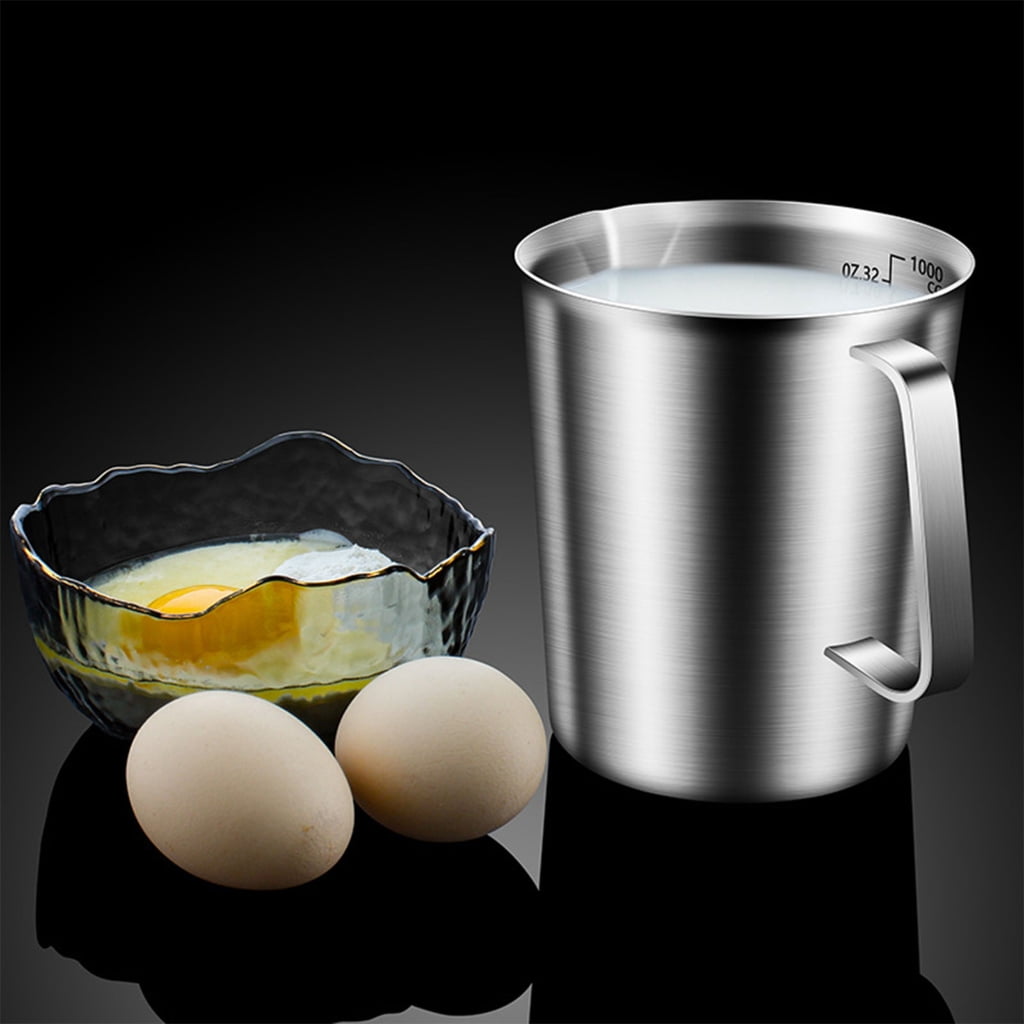 Geemin 304 Stainless Steel Kitchen Scale Cup Heat Resistant For Precise Cooking Measurements