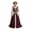 Wine, variant on Girls Medieval Court Dress Long Sleeve Off Shoulder Stage Performance Gown 3-10Y
