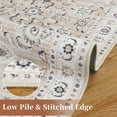 thumbnail image 4 of Garvee 9x12 Large Area Rug for Living Room Vintage Persian Area Rug Floral Distressed Area Rug Washable Rug Non-Slip Low Pile Rug for Bedroom, Pink, 4 of 5