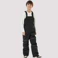 thumbnail image 2 of TBWNWG Girls Insulated Snowsuit Winter Ski Bib Overalls Windproof Outdoor Play Pants for Cold Weather Activities,Size 4-5 Years, 2 of 5