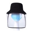 thumbnail image 4 of Sombrero protector a prueba de polvo con cubierta de protección facial transparente Hombres Mujeres Leyfeng Gorra al aire libre, 4 of 7