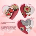 thumbnail image 4 of 8 parches de cuentas de diamantes de imitación con forma de corazón, 4 estilos, bordados, para coser, decorativos, apliques, 4 of 9
