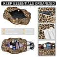 thumbnail image 4 of Leopard Womens Gym Tote Duffle Bag with Wet Pocket & Shoe Compartment, Checkered Travel Duffel Bag Overnight Weekender Hospital Tote Girls Workout Carry on Bag with Luggage Sleeve, 4 of 6