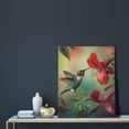 thumbnail image 5 of Gaeub Hummingbird Floral Paradise Print Modern Canvas Wall Art Prints,Artwork Abstract Paintings,Canvas Decorative,Pictures on Canvas for Home Decorations,Wall Decor, 5 of 6