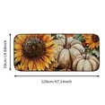 thumbnail image 5 of FANNA Pumpkin Sunflowers Cross Doorstep Square Floor Mat Non-Slip Durable Household Doormat Pet Mat Rug Halloween Decor for Home Entrance 19.68*47.24 in, 5 of 6