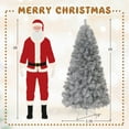 thumbnail image 3 of Costway 6 FT Christmas Tree Artificial Xmas Tree with 553 Branch Tips 230 LED Lights, 3 of 10
