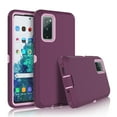 thumbnail image 7 of Njjex Galaxy S20 FE 5G Case, Sturdy Phone Case for Galaxy S20 Fan Edition 6.5"，Full-Body Shockproof Protection Heavy Duty Rubber Rugged Bumper 3-in-1 Case Cover - Burgundy, 7 of 7