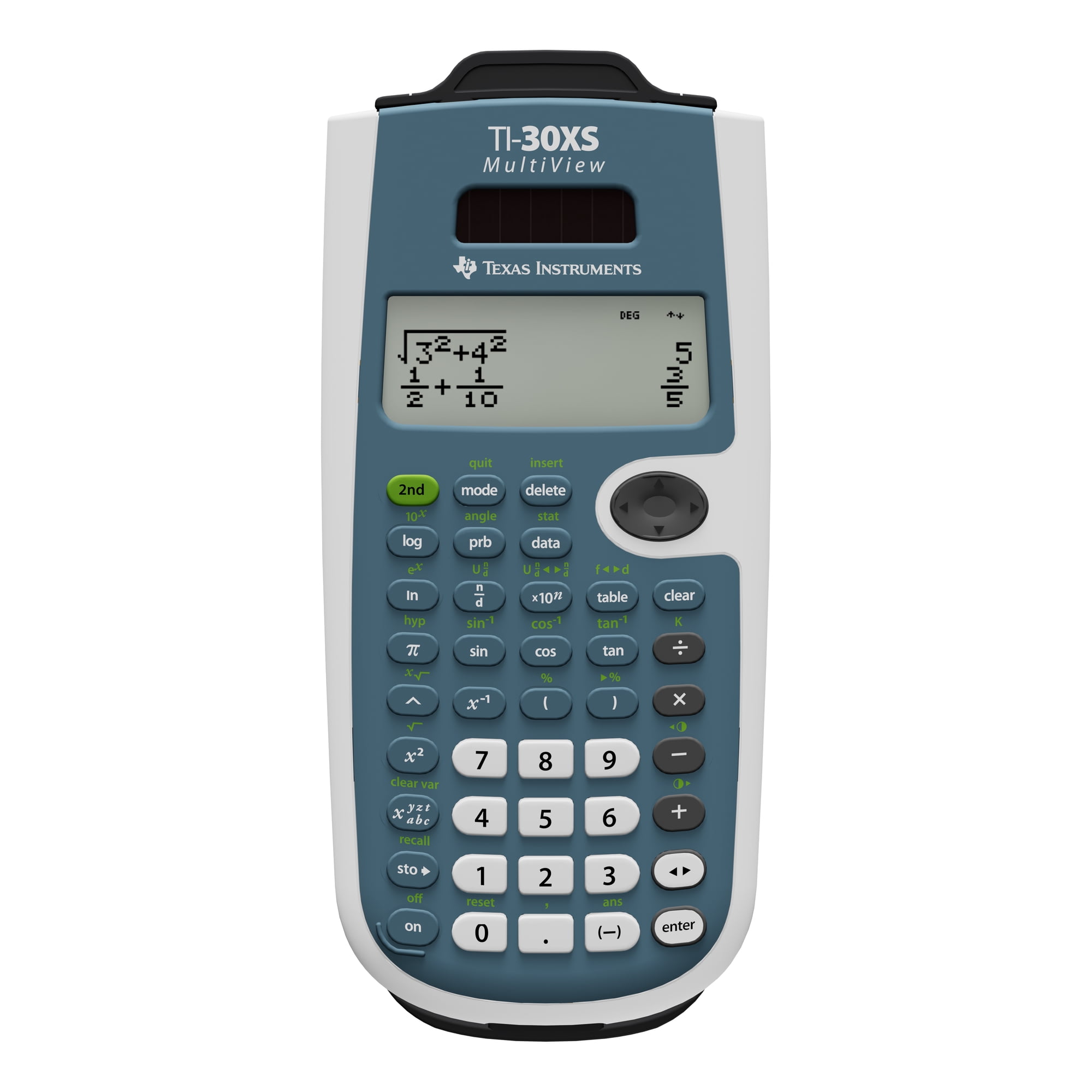 TI-30XS MultiView Scientific Calculator with Four-Line Display