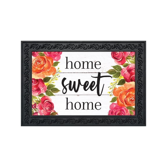 Briarwood Lane Spring Doormat 30x18 Indoor Outdoor Farmhouse Home Sweet Home Floral For Spring Doormat