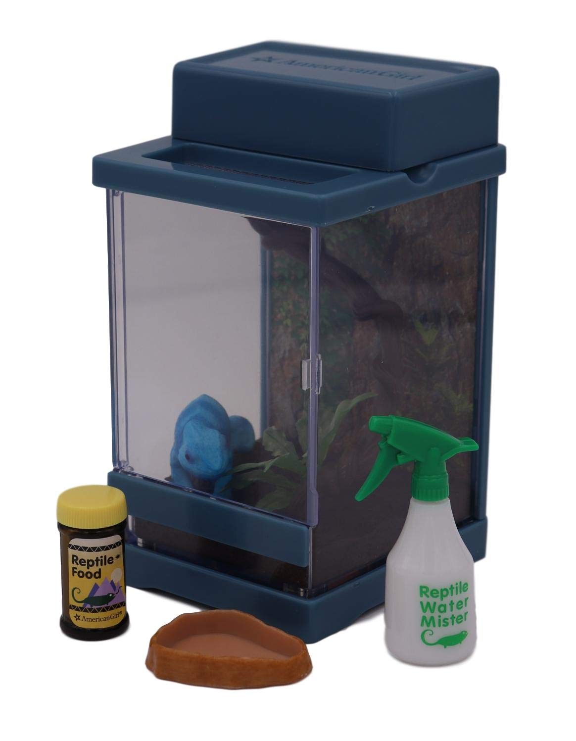 american girl doll chameleon terrarium set