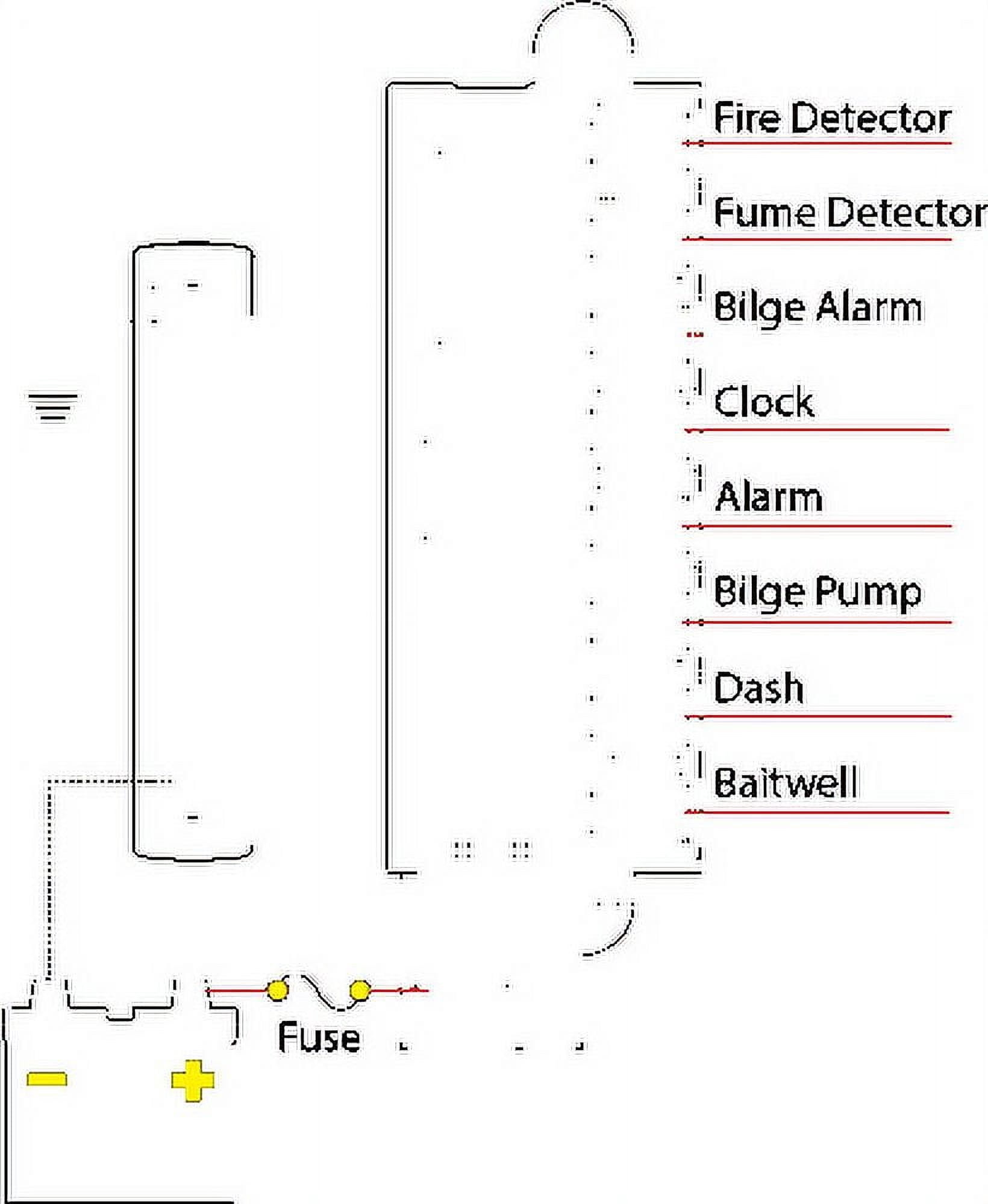 Blue Sea Systems 5046 Fuse Block St Blade Mini 8 Circuit