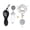 White, variant on VBESTLIFE Professional Audio Condenser Microphone Set Recording Mic with Shock Mount White