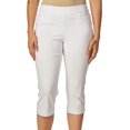 thumbnail image 3 of Pantalones Briggs New York Mujer Pull-On Capri Blanco Talla 14 US, 3 of 3