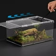 thumbnail image 3 of Tarantula Enclosure, Plastic Terrarium, Reptile breeding box, Dubia Roach Container for Bearded Dragon Lizard Spider Gecko, 3 of 8