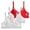 R102-White, variant on Women's Lace Push-up Bra 3 Pack Bras For Women Comfort Padded T-Shirt Bra With Underwire Supportive Bra Everyday Bralette Bra Comfort Everyday Bras