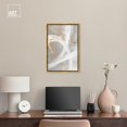 thumbnail image 3 of Silvered Spirals II Canvas Elegant Gold Abstract by Art Remedy, Gold Frame, 16" x 24", 3 of 7