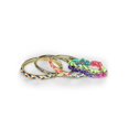 thumbnail image 1 of Fresh Fab Finds FFF-GPCT424 Coloré Tissé Bruni Or Bracelet Set&44; Couleur Multi - 4 Pièce, 1 of 1