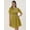 Lime Green, variant on DressBerry Women’s Solid Georgette Round Neck Puffed Elbow Sleeves Knee Length Flared Hem Smocked Waist Light Weighted Casual&nbsp;Summerwear Beachwear Partywear All Purpose One Piece Dress