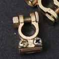 thumbnail image 2 of LOVEVER 2pcs Car Battery Terminal Auto Terminal End Battery Terminal Clamp Connector Golden, 2 of 8