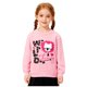 thumbnail image 2 of Blusas y camisas de cuello redondo y manga larga Zhongda Top de terciopelo de manga larga con cuello redondo estampado para niños Sudadera con capucha casual y cómoda para niños Sudadera con capucha B, 2 of 6