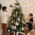 thumbnail image 1 of 11 piezas de copos de nieve de acrílico transparente para Navidad, adornos colgantes, juego de decoraciones de copos de nieve para árboles de Navidad, regalos de fiesta de Año Nuevo Akmoler, 1 of 8