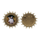 thumbnail image 1 of Criatura Antarctic Cute Penguin Science Nature Pin de gancho de metal vintage con forma de sol Unbranded M, 1 of 3
