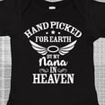 thumbnail image 4 of Inktastic Handpicked for Earth by My Nana in Heaven with Angel Wings Boys or Girls Baby Bodysuit, 4 of 5