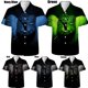 thumbnail image 2 of Camisas de manga corta de moda de verano para hombres, camisa hawaiana con estampado 3D de serpiente, camiseta de playa informal para hombres, camiseta de un solo pecho, 2 of 5