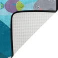 thumbnail image 4 of SKYSONIC Lightweight Carpet Mats Area Soft Rugs Floor Mat Rug Home Decoration for Kids Room Living Room 63 x 48 inches Sea Creatures On Blue Waves, 4 of 6