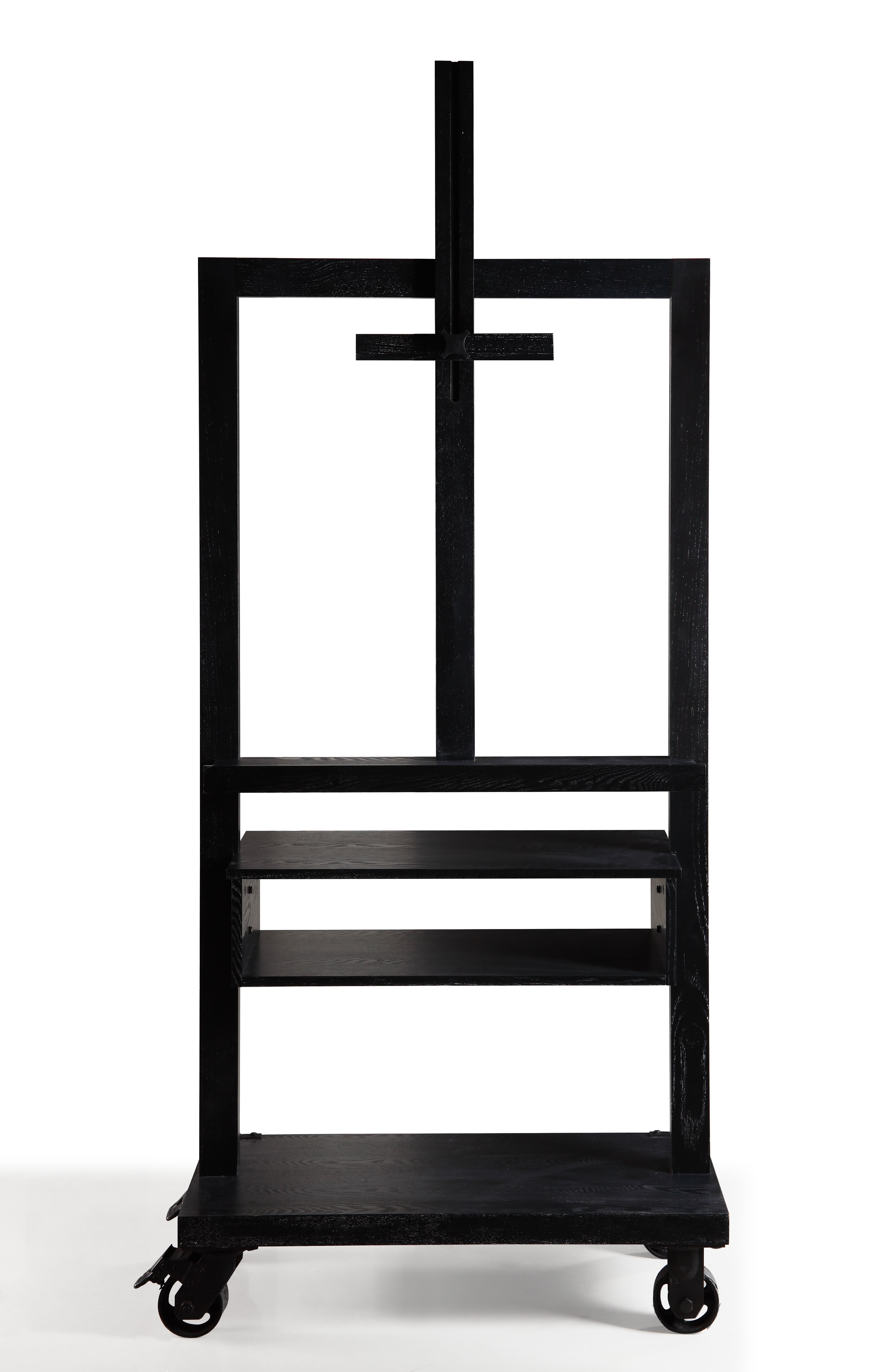 Posh Pollen Cullen 41" Black TV Modern Wood Media Entertainment Stand