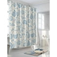 thumbnail image 3 of Fsddascl Blue Spring Floral Shower Curtain Set - 48" x 72" Washable Bathtub Curtain with 12 Hooks, Farmhouse Botanical Vintage Waterproof Fabric Stall Shower Curtains for Bathroom/Bathtub Décor, 3 of 6