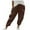 Coffee, variant on Summer Pants for Women Pants Tall Trendy Women Tan Lady with Pocket Comfy Clothes plus Size Corduroy High Casual Pant for Elastic Drawstring Pant Glitter Leggings Fashion Coffee 2XL