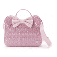 thumbnail image 4 of Disney Parks Minnie Mouse Ear Loungefly Crossbody Bag Rose Pearl New w Tag, 4 of 5