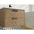 thumbnail image 2 of Carlsbad 30" Floating Bathroom Vanity Weathered Fir, 2 of 9