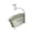 small white, variant on Retros Styles Iron Plant Pots With 3D Faucet Elevated Stand Home Gardening Plant Container For Flowers Indoor Outdoor