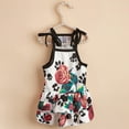 thumbnail image 5 of Breathable Flounce Design Pet Dress - Sweet Cat Puppy Spring Summer Floral Print Sling Dress for Parties, 5 of 8