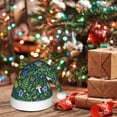 thumbnail image 6 of Fuzoiu Forest Flora And Fauna Print Santa Hat Christmas Hat for Adults,Santa Hats with Pompom, Unisex Xmas Holiday Hat for Christmas New Year Festive Party Supplies, 6 of 6
