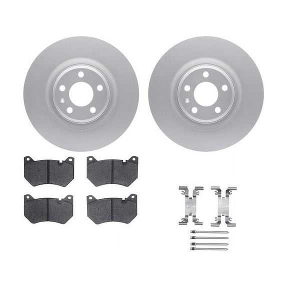 Front Brake Pad and Rotor Kit - Compatible with 2018 - 2023 Audi Q5 GAS 2019 2020 2021 2022
